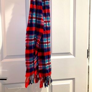Colorful plaid scarf
